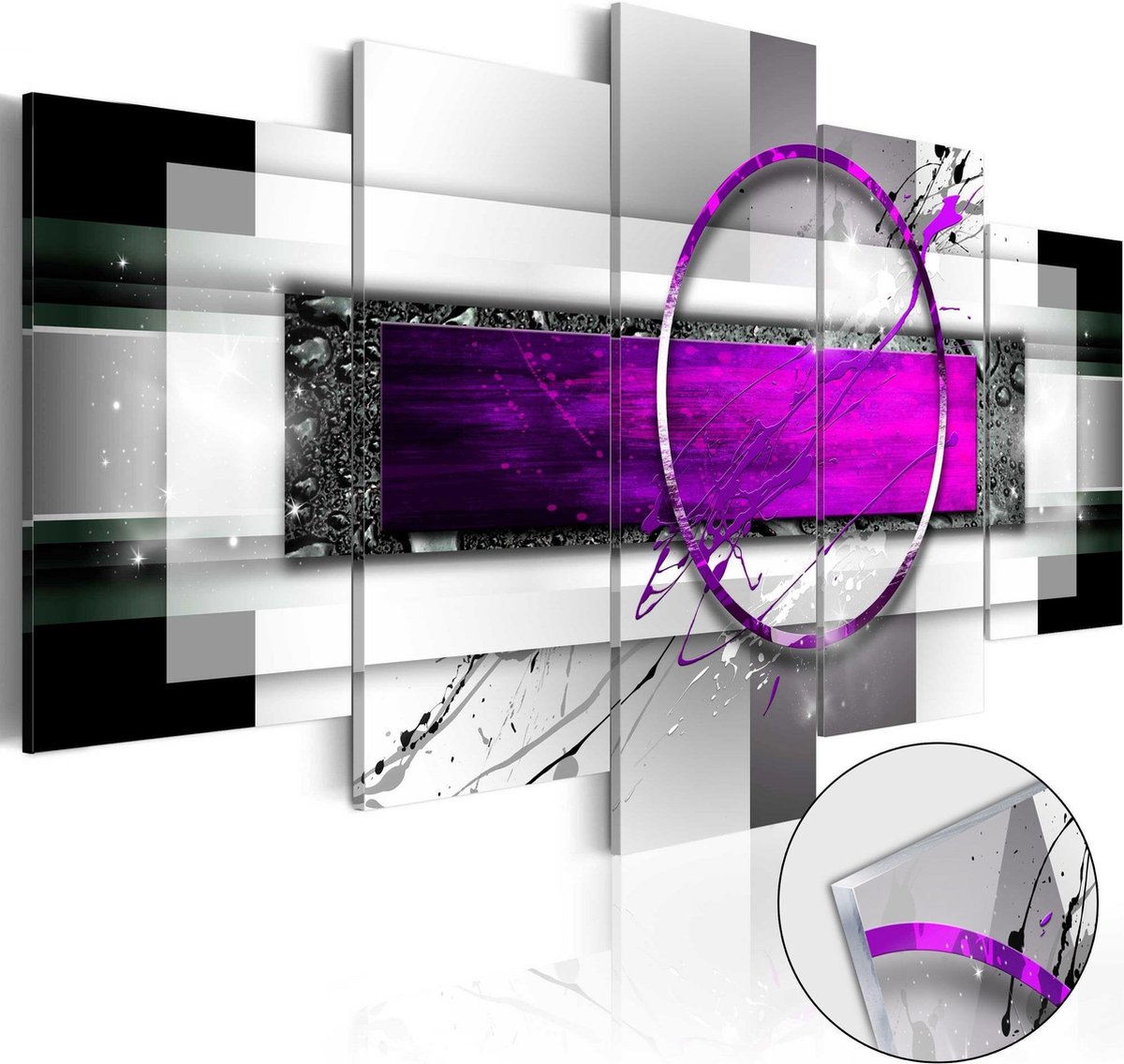 Afbeelding op acrylglas - Violet Rim [Glass]